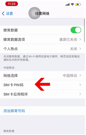 博白苹果14维修网分享如何给iPhone14的SIM卡设置密码 